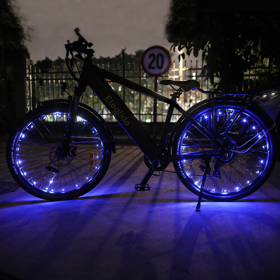 lumini albastre pentru roți de bicicletă 2 buc. fără baterie